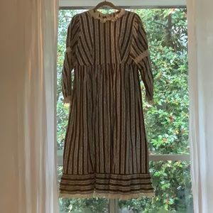Prairie chic vintage dress